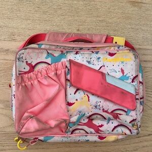 PlanetBox Unicorn Adventure Lunch Bag - Pink and Yellow